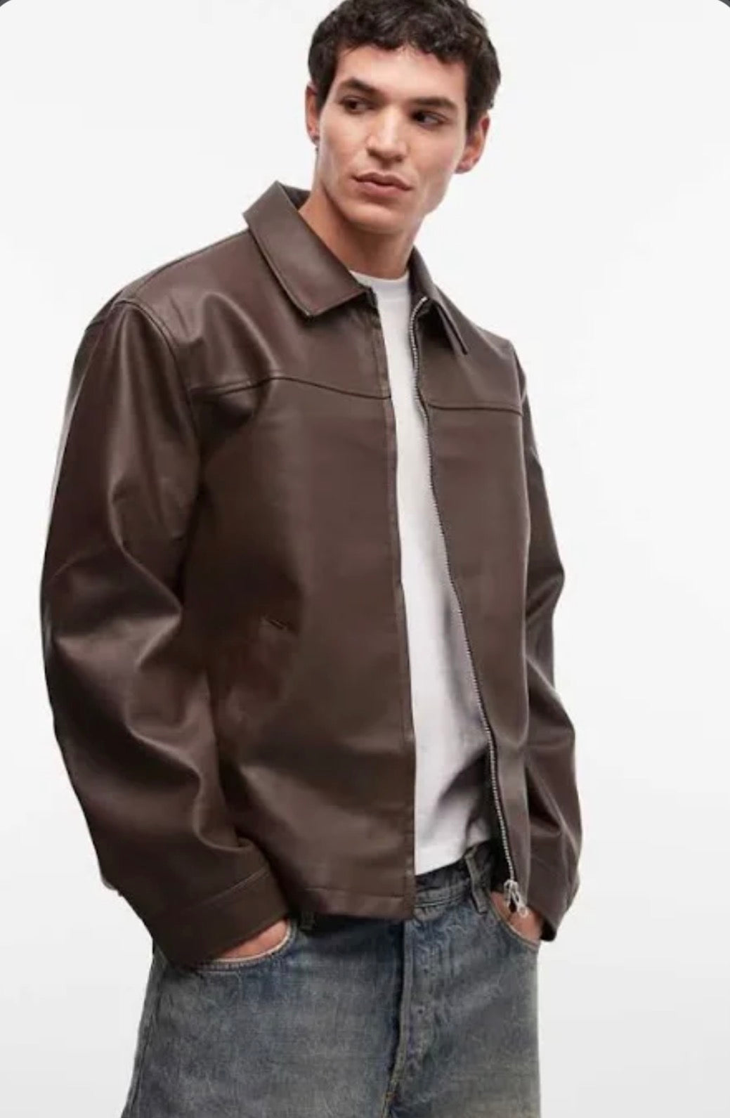 Brndtex Brown Leather Jacket