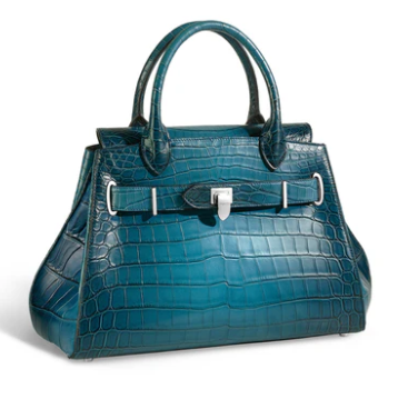 Royal Heritage Crocodile tote bag